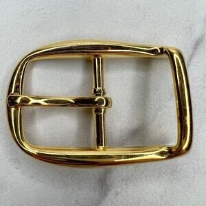 Vintage Gold Tone Simple Basic Belt Buckle for up to 1 Inch Belt